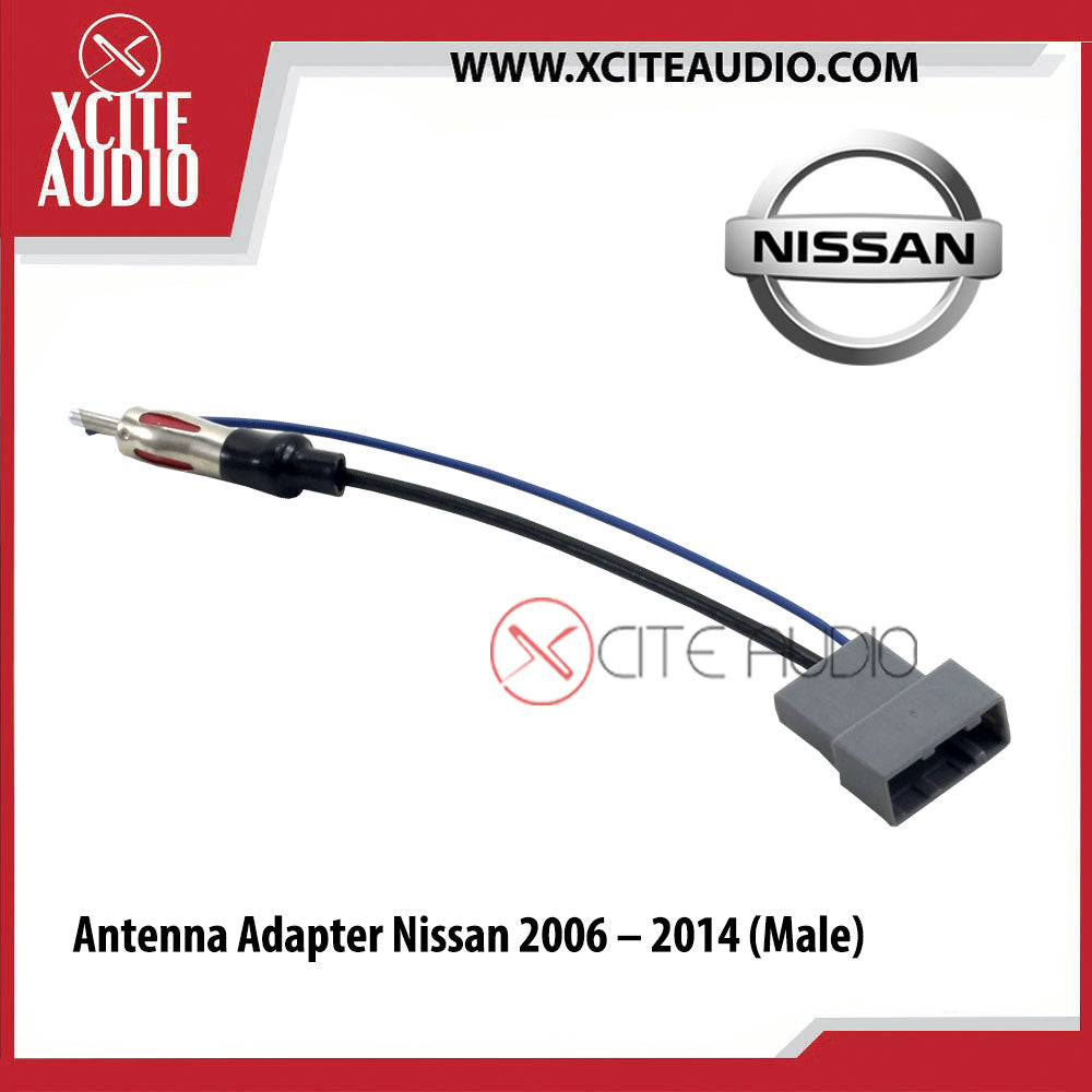 Nissan 2006-2014 Car Stereo Antenna Socket/Adapter/Cable (Male) - Xcite Audio