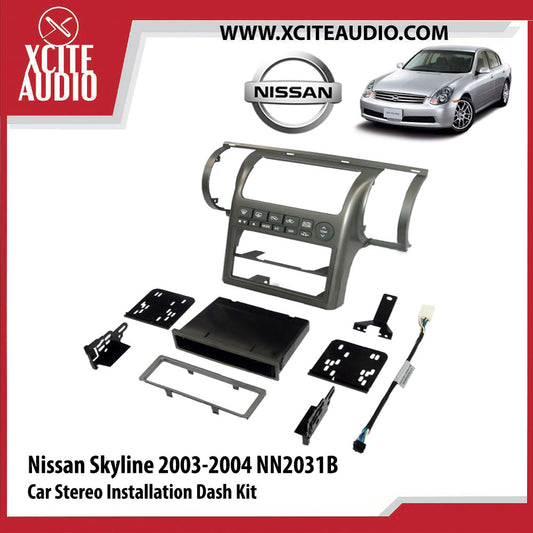 Nissan Skyline 2003-2004 NN2031B Single-Din Car Stereo Installation Dash Kit Fascia Kit Car Headunit Player Casing - Xcite Audio