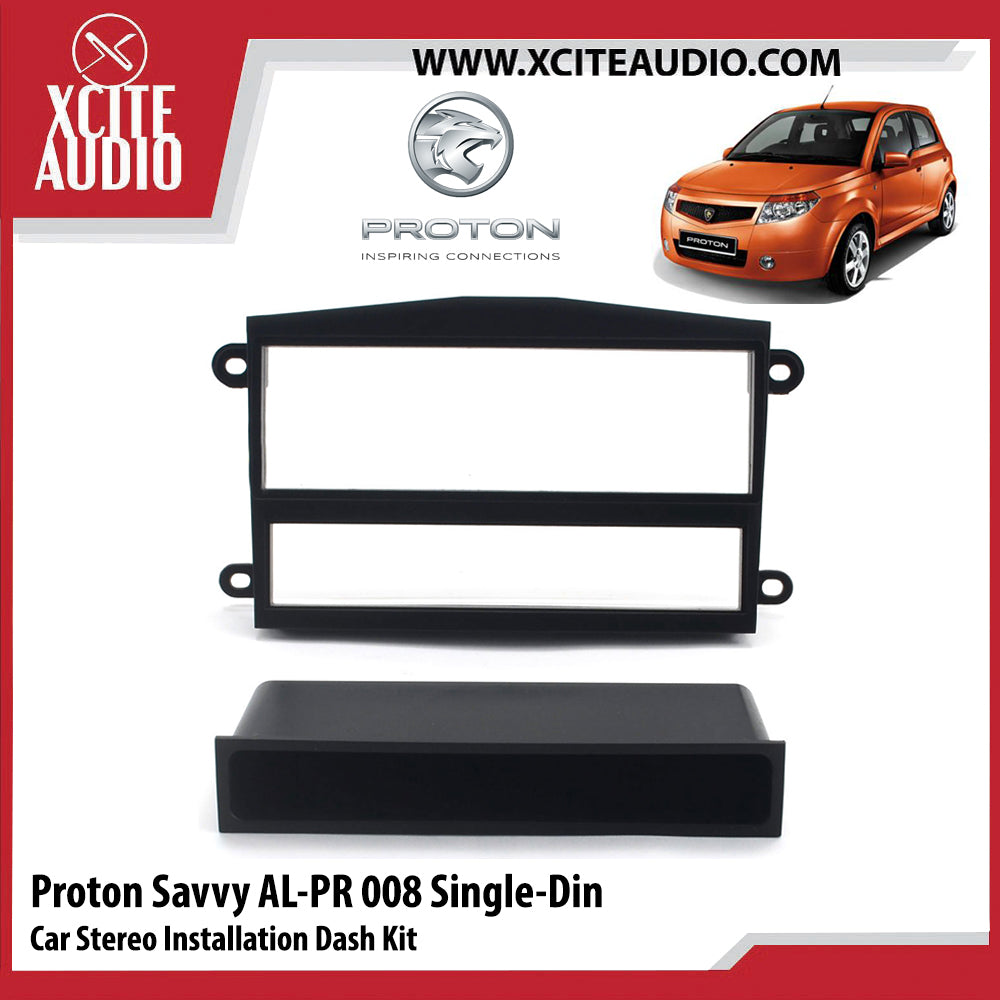 Proton Savvy AL-PR008 Single-Din Car Stereo Installation Dash Kit Fascia Kit Car Player Casing Mounting Kit - Xcite Audio