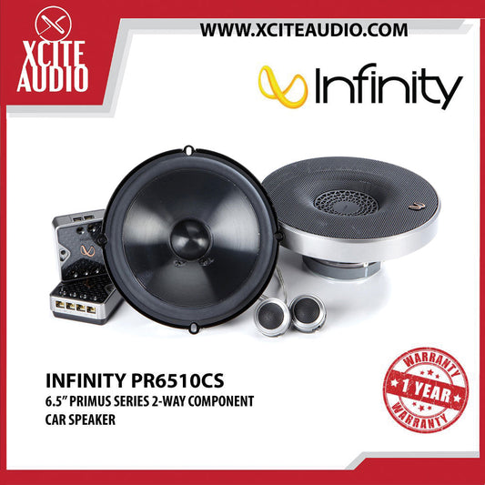 Infinity PR6510CS 6-1/2" Primus Series 2-Way 240W Component Car Audio Speakers - Xcite Audio