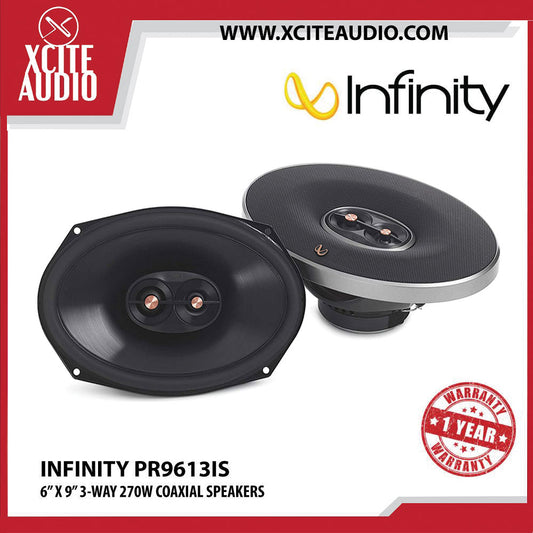Infinity PR9613is 6" x 9" Primus-Series 3-Way 270W Coaxial Car Audio Speakers - Xcite Audio