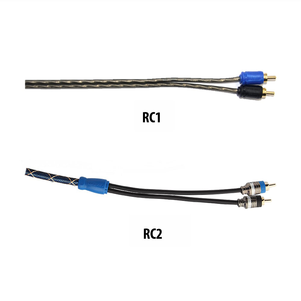 Blaupunkt RC1-05S 2-Channel RCA Cable For Car Radio & Car Amplifier (0.5m) - Xcite Audio