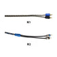 Blaupunkt RC2-05S 2-Channel RCA Cable For Car Radio & Car Amplifier (0.5m) - Xcite Audio
