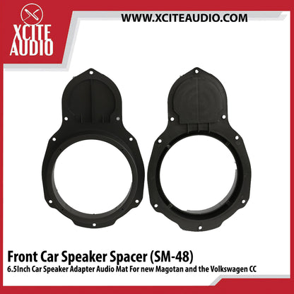 Car Speaker 6.5" Adapter Audio Mat For new Magotan and the Volkswagen CC
