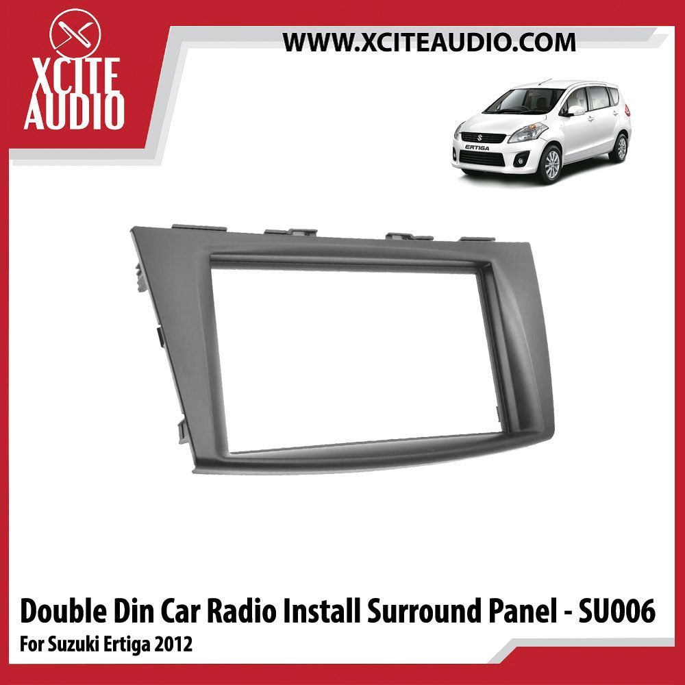 Double Din Car Radio Install Surround Panel for Suzuki Ertiga 2012 Headunit Fascia Plate Dash Mount Trim Kit Stereo