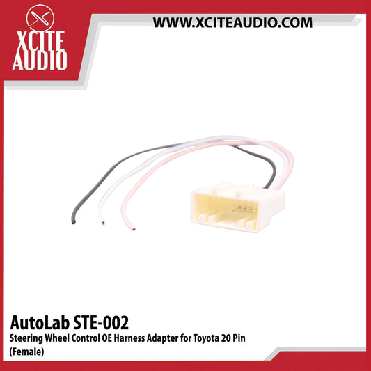 Audio Lab STE-002 Steering Wheel Control OE Harness Adapter for Toyota 20 Pin (Female)