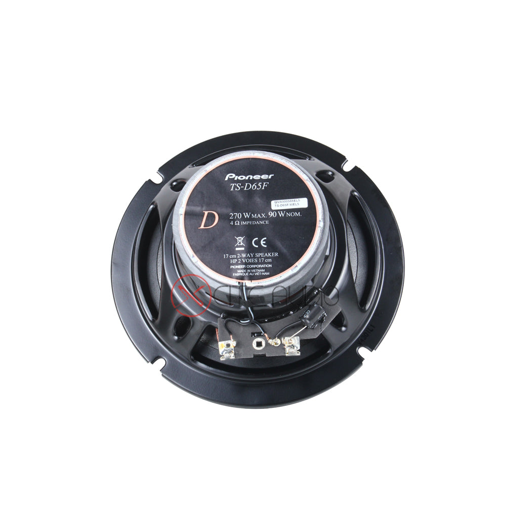 Pioneer TS-D65F 6.5" (16.5cm) 2-Way D-Series 270W Coaxial Car Speakers - Xcite Audio