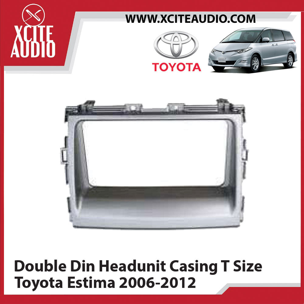 Toyota Estima (T) Double Din Car Headunit / Player / Stereo Audio Casing Panel - Xcite Audio