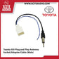 Toyota ISO Plug and Play Antenna Socket/Adapter/Cable (Male) - Xcite Audio
