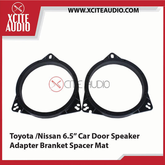 Toyota / Nissan 6.5" Car Door Speaker Adapter Bracket Spacer Mat - Xcite Audio