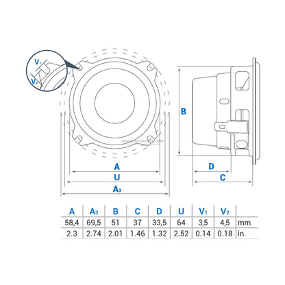 AUDISON Prima AP 2 WIDE RANGE 25MM