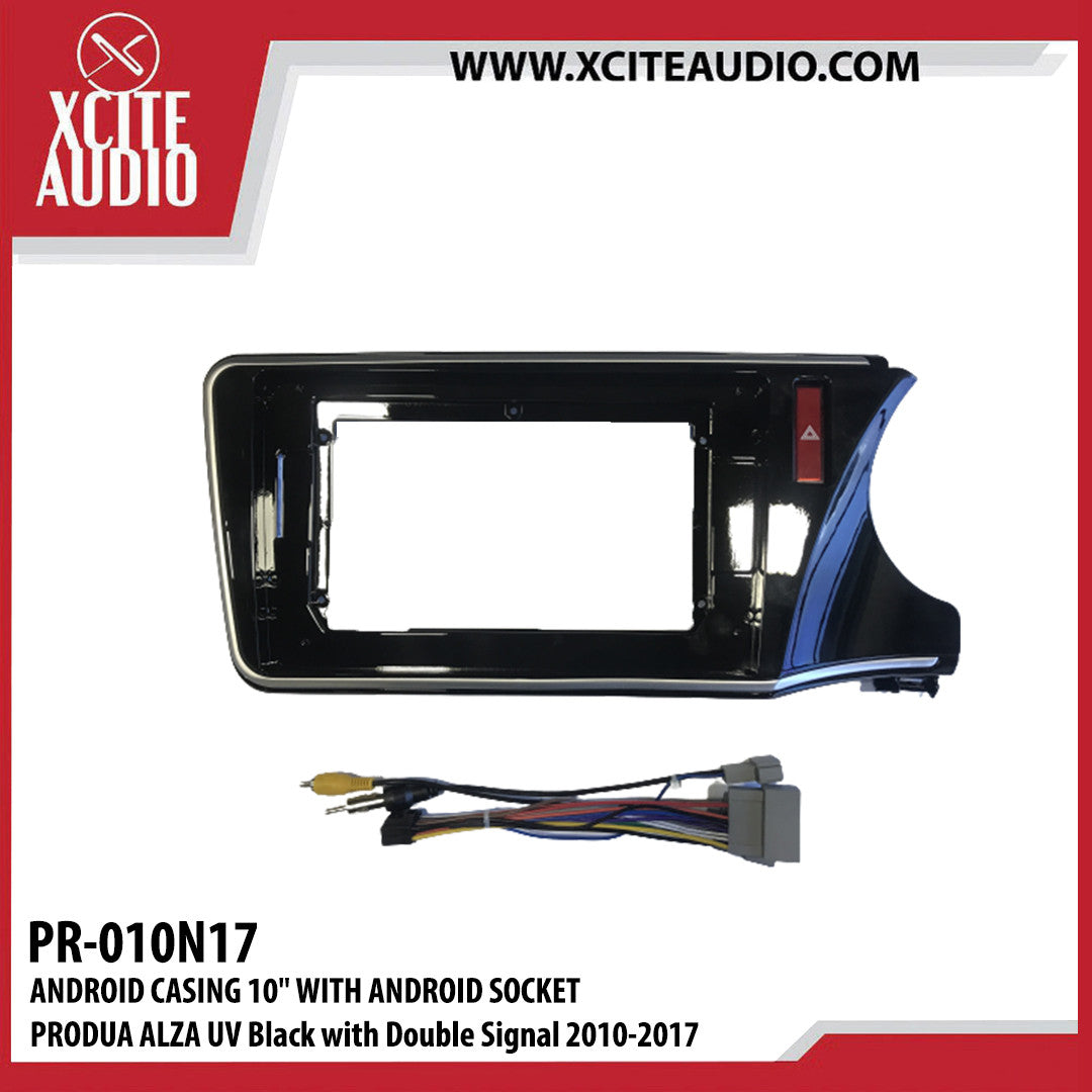 Android Casing 10" With Android Socket Produa Alza UV Black with Double Signal 2010-2017