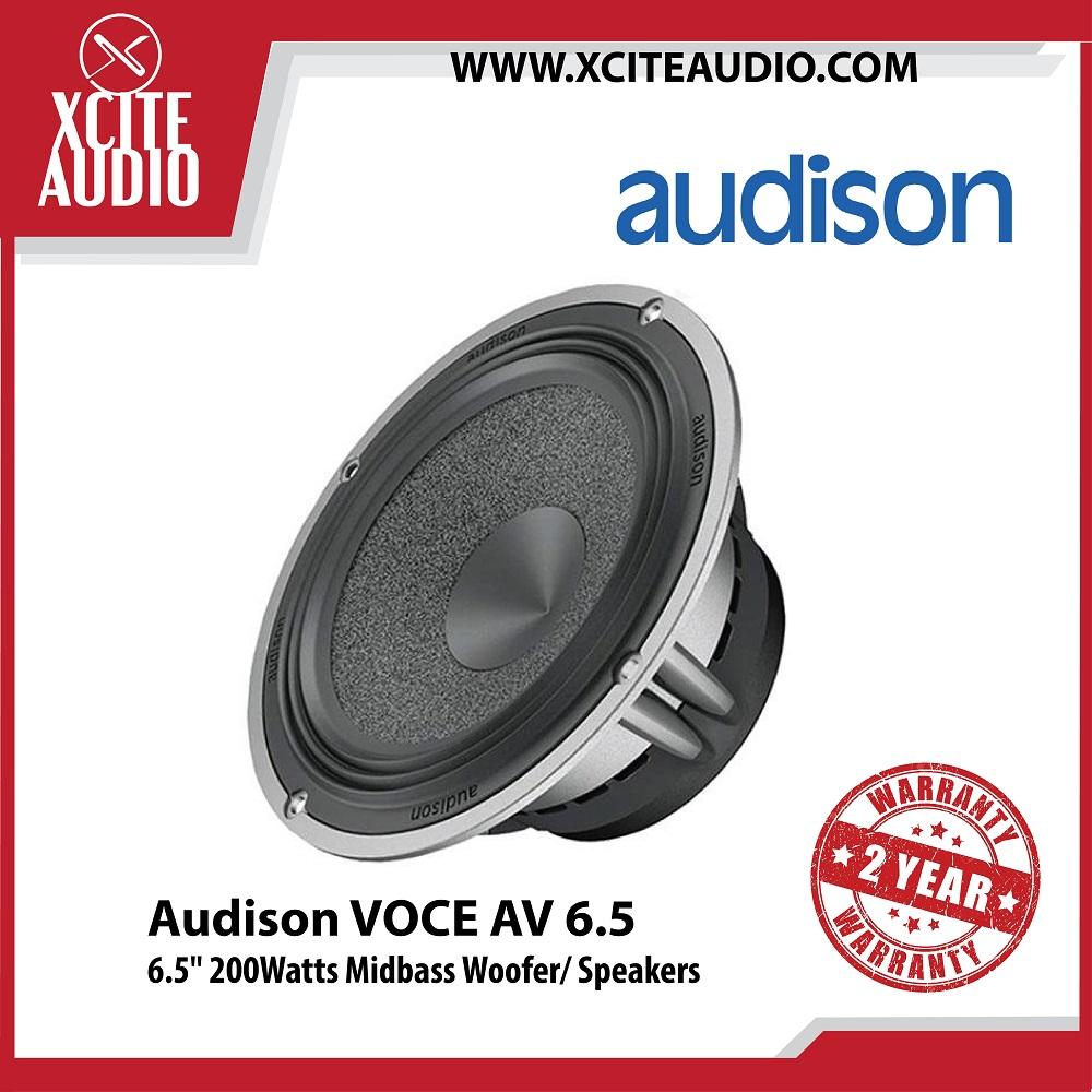 Audison VOCE AV 6.5 6.5" 200Watts Peak Car Midbass Woofer/Speakers - Xcite Audio