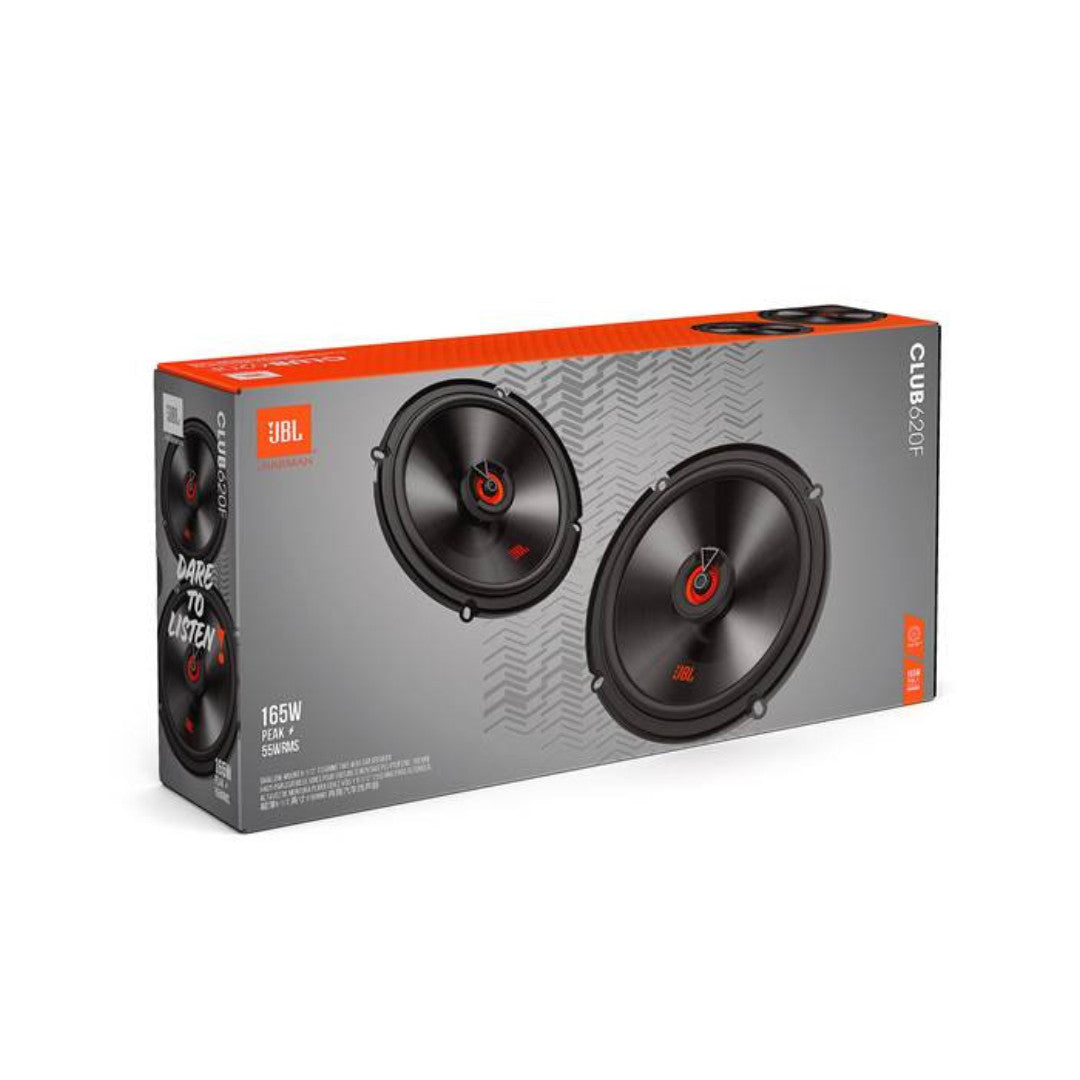 JBL Club 620F Club Series 6.5" Shallow-Mount 2-Way Coaxial Car Speakers