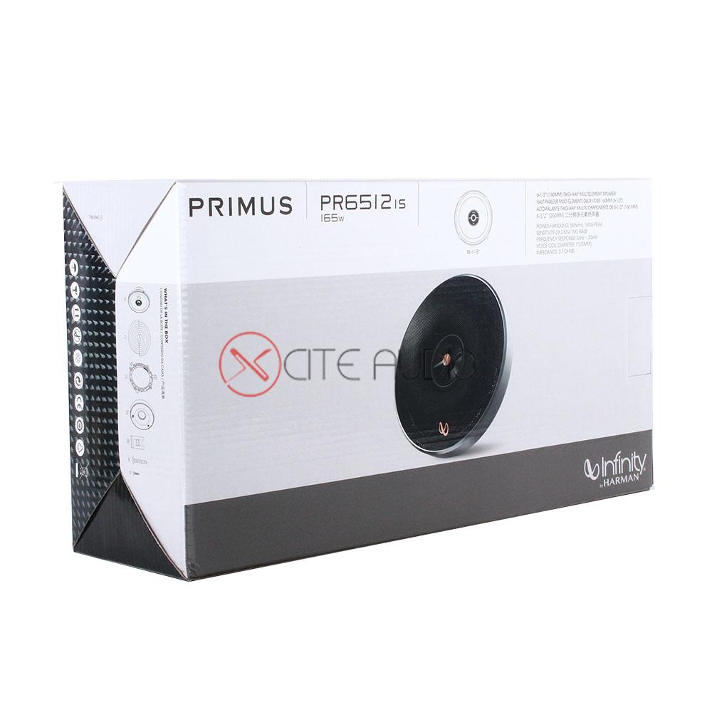Infinity Primus PR6512iS 6.5" 2-Way 165Watts Peak Coaxial Car Audio Speakers - Xcite Audio
