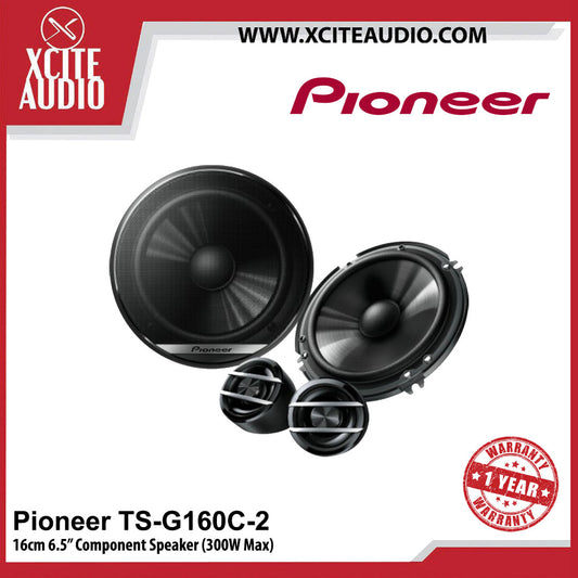 Pioneer TS-G160C-2 16cm 6.5" Component Speaker (300W Max)