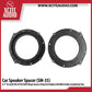 Car Speaker Spacer 6.5" Mats for Audi A4L/A5/A6 Refit Rings Spacers Ring Pad Adaptor Modified Audio Installation Kits