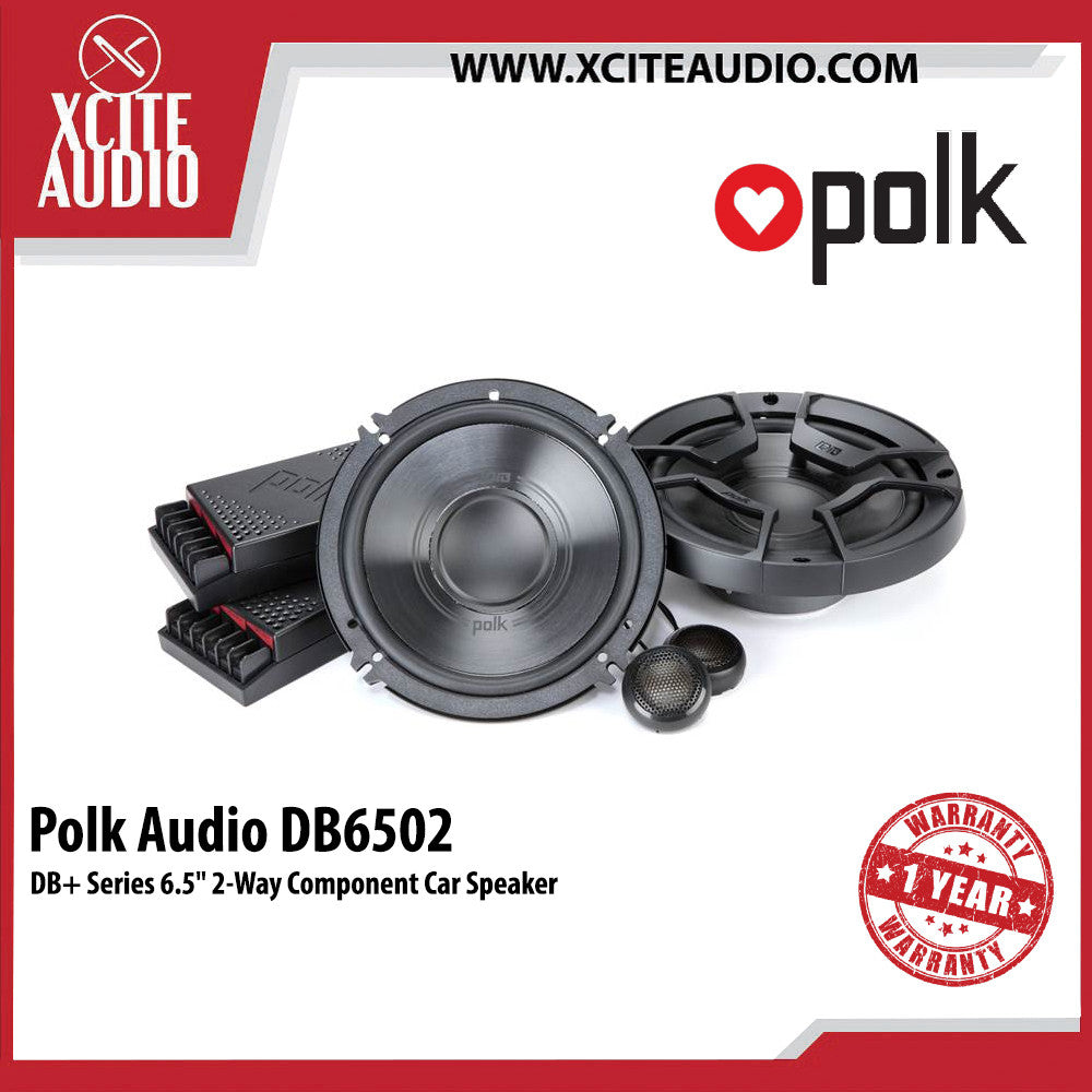 Polk Audio DB 6502 DB+ Series 6.5" Component Car Speaker