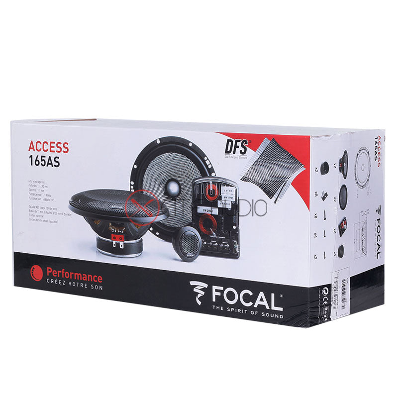 Focal Access 165AS 6.5" 2-Way 120 Watts Component Car Speakers - Xcite Audio