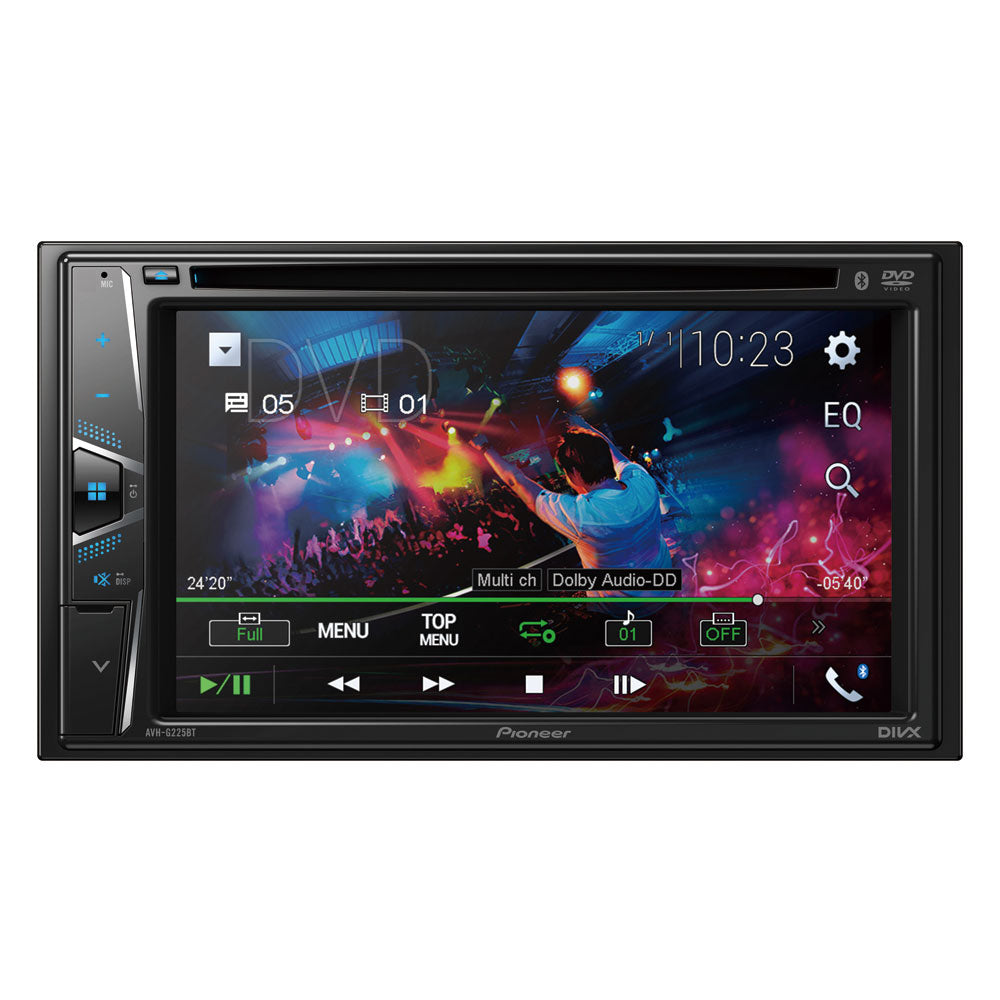Pioneer AVH-G225BT 6.2” WVGA AV Receiver Bluetooth/USB/AUX/DVD Car Headunit - Xcite Audio