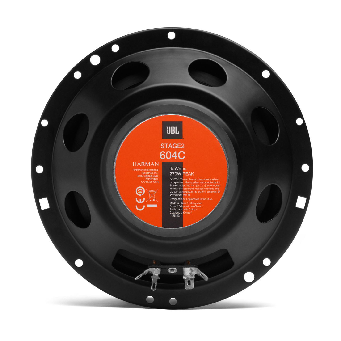 JBL Stage2 604C 6-1/2" (160mm) 2-Way 270Watts Component Car Speakers - Xcite Audio